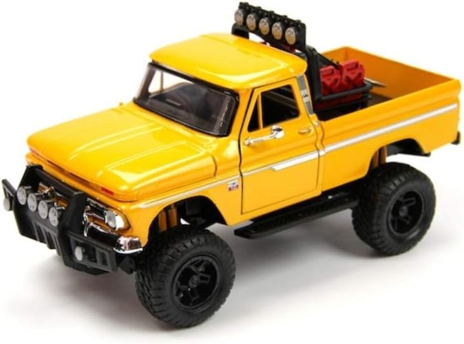 מוטורמקס שברולט 1:24 Motormax 1966 Chevrolet C10 Fleetside – דגם אספנות איכותי