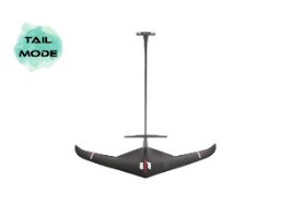 סט פויל 1040 SEA DEVIL + תורן 83 קרבון + גלשן טורפדו DW + תיק