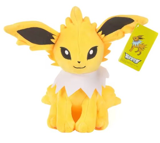 בובה רכה פוקימון ג'ולטיאון 23 ס"מ Jolteon Pokemon