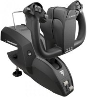 ג'ויסטיק ומצערת טיסה Thrustmaster TCA Yoke Boeing Edition PC/Xbox – פריט בודד בצבעי שחור ואפור כהה