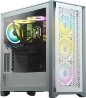 מארז למחשב CORSAIR 4000D TG AIRFLOW Mid-Tower ATX Case- לבן