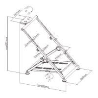 מעמד להגה ודוושות איכותי ומתקפל SpeedSeat SS-WS