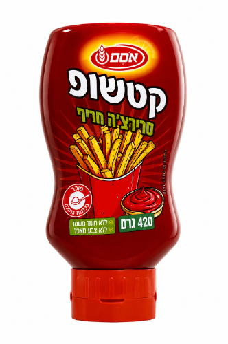 קטשופ סריראצ'ה חריף 420 גרם - אסם