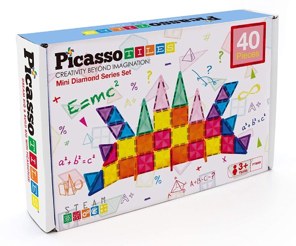 מיני מגנטים להרכבה בתלת מימד 40 יחידות - Picasso
