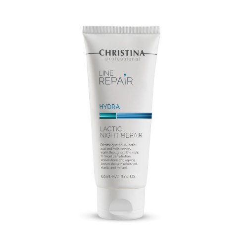 קרם לילה 10% חומצה לקטית 60 מ"ל Christina Hydra Lactic Night Repair