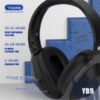 אוזניות קשת בלוטוס YOOKIE YB9 BLACK שחור