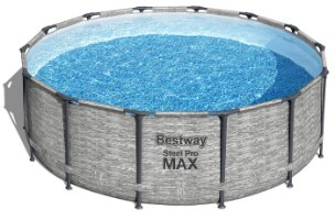 בריכת אולטרה עגולה בריקים MAX 427X122 סמ 5619D מבית BESTWAY