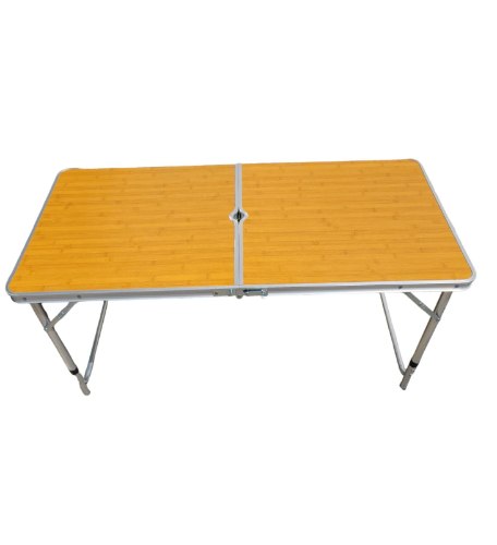 שולחן מתקפל ציפוי עץ 120 ס"מ× 60 ס"מ.
