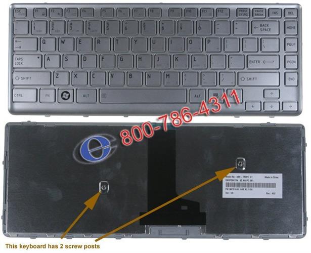 מקלדת למחשב נייד טושיבה Toshiba Satellite T230 / T235 Laptop Keyboard NSK-TP0PC, 9Z.N4XPC.001