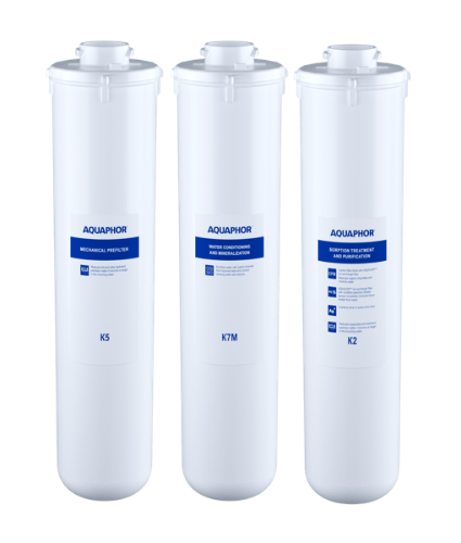 סט סננים למערכת אוסמוזה הפוכה מוריון RO-101 Aquaphor Morion