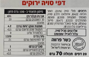 דפי סויה להכנת סושי פירות - 6 יח