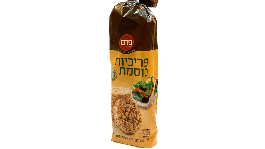 פריכיות כוסמת ללא מלח