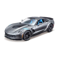 מאיסטו - קורביט גראנד ספורט - Maisto 2017 Grey Corvette Grand Sport 1:24