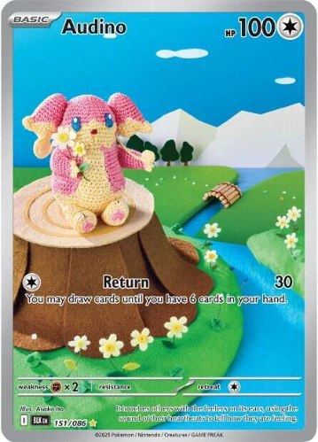 קלף פוקימון בודד single - AUDINO – BLACK BOLT – 151/086