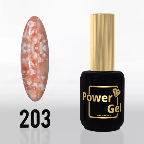 לק ג'ל 203 פאוור ג'ל POWER GEL
