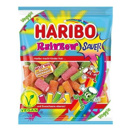 גומי הריבו חמוץ בטעמי פירות 160 גרם 🍋🍉🍇🍓