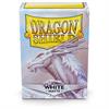 White - סליבים מגנים Dragon Shield Matte לקלפים סטנדרטיים – 100 יחידות | מגוון צבעים לבחירה