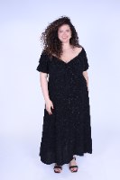 שמלת אוסקר לורקס שחור