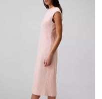 CALVIN KLEIN Women's Dress Sz M Ponte Shift Chic Rose