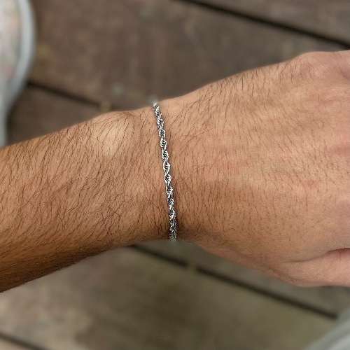 Gino bracelet Silver 3mm