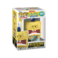 פופ בוב ספוג עם רשת  - Funko Pop Spongebob with Pizza #1667