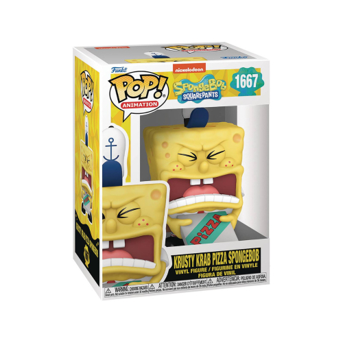 פופ בוב ספוג עם רשת  - Funko Pop Spongebob with Pizza #1667