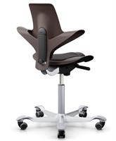 כיסא אוכף Flokk HÅG Capisco Puls 8020 עם מושב סיבובי, התאמת גובה קלה ועיצוב מודרני