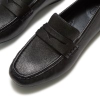 דליקטו סופט לופר עור שחור  FITFLOP Delicato Soft Loafer פיטפלופ