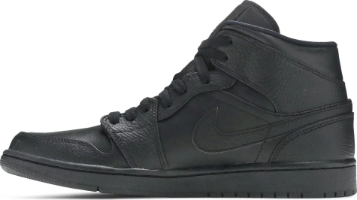Air Jordan 1 Mid Triple Black 2020