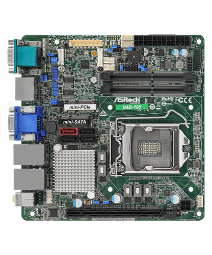 לוח אם – ASRock INDUSTRIAL IMB-195-D