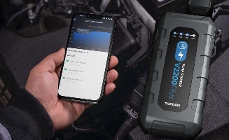 Topdon אפליקציה לניהול בוסטר התנעה V2200 Plus מהטלפון