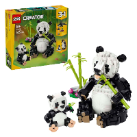לגו קריאטור - חיות בר משפחת דובי פנדה - LEGO Creator Wild Animals: Panda Family 31165