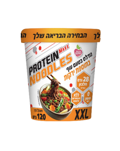 נודלס חלבון בטעם עוף בתוספת ירקות 120 גרם - Protein Maxx