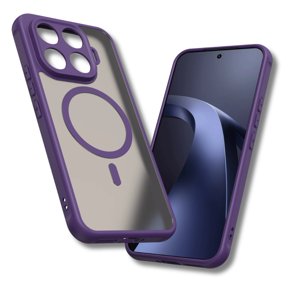 כיסוי מט עם תמיכה ב-Magsafe למכשיר שיאומי XIAOMI 17 צבע סגול