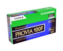 Fuji Provia 100F 120 Positive Medium Format   תכולה : סרט אחד