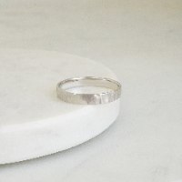 טבעת נישואין מרוקעת מאט- 3.5ממ