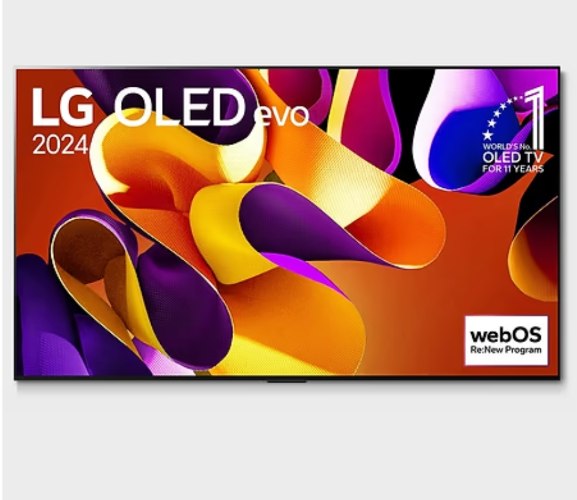 טלוויזיה 77 אינץ LG 77 OLED evo G4 דגם OLED77G46LA חכמה 4K 144hz עם בינה מלאכותית ואחריות יבואן רשמי