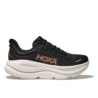 HOKA BONDI 9 נעלי ספורט לאישה בונדי 9 בצבע שחור/רוז גולד | הוקה נשים