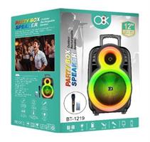 רמקול קריוקי O8K BT-1219 – נייד, עוצמתי ומגיע עם מקרופון אלחוטי