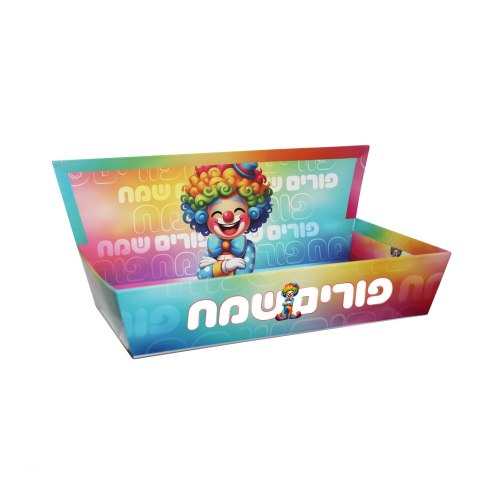 מגש קרטון מקופל גדול קשיח 35*20*16 ס"מ