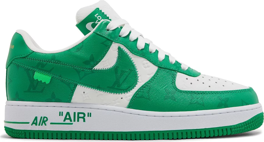Louis Vuitton x Air Force 1 Low White Gym Green