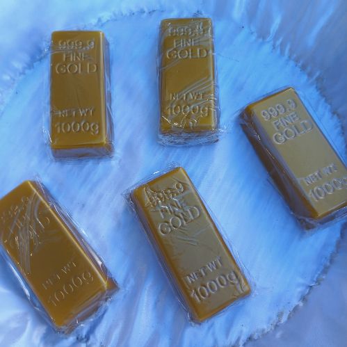 סקווישי מטיל זהב ספוג מעיכה רכה  -  Squishy Gold Ingot  4083
