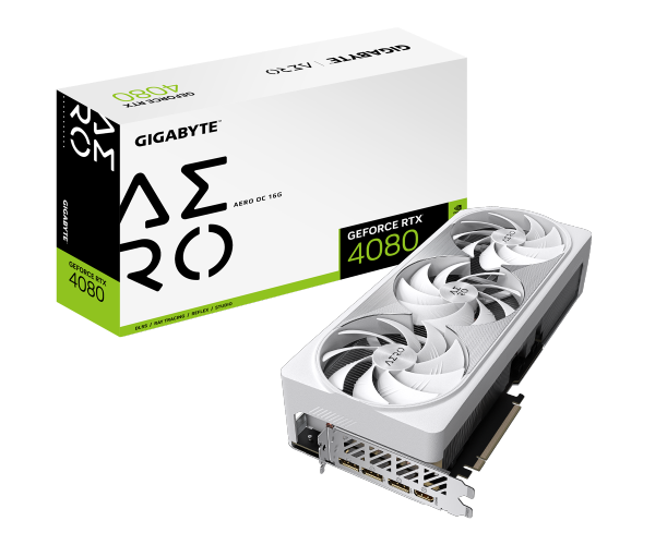 כרטיס מסך - Gigabyte RTX 4080 16GB AERO OC White Pcie 4.0