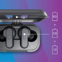 אוזניות תוך-אוזן אלחוטיות Skullcandy Dime True Wireless - צבע אפור