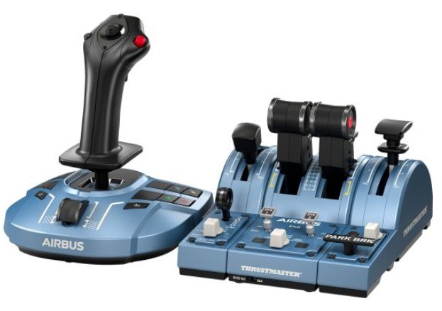 מערכת בקר טיסה Airbus עם SideStick ומצערת Thrustmaster TCA Captain Pack X ל-Xbox/PC