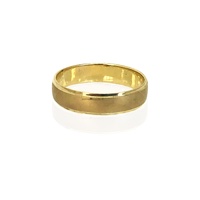 טבעת נישואין זהב לבן לגבר