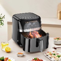 סיר טיגון באוויר חם עם מסך מגע HOCO HE20 8L 1700W