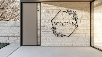 Welcome קווים משושה