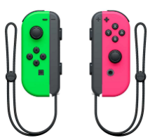 זוג בקרי שליטה Nintendo Switch Joy-Con - ירוק ורוד ניאון