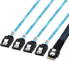 CABLE SFF-8654 i4 slimsas to x4 Sata 60cm